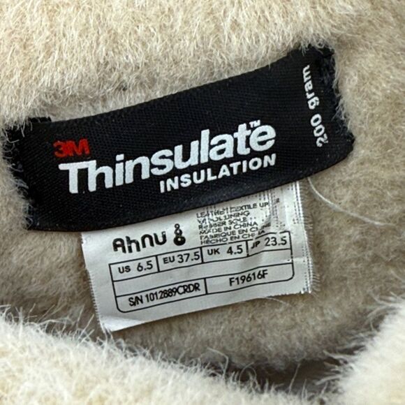 Ahnu Montara Luxe WP Women’s Sz 6.5 Brown Leather Vibram Trail Hiking Boots - Picture 6 of 11